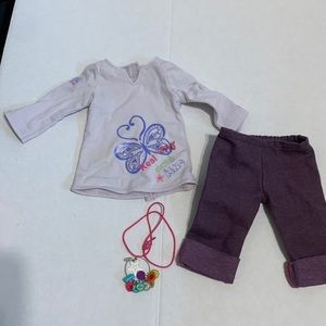 American Girl | Truly Me Purple Outfit with Necklace